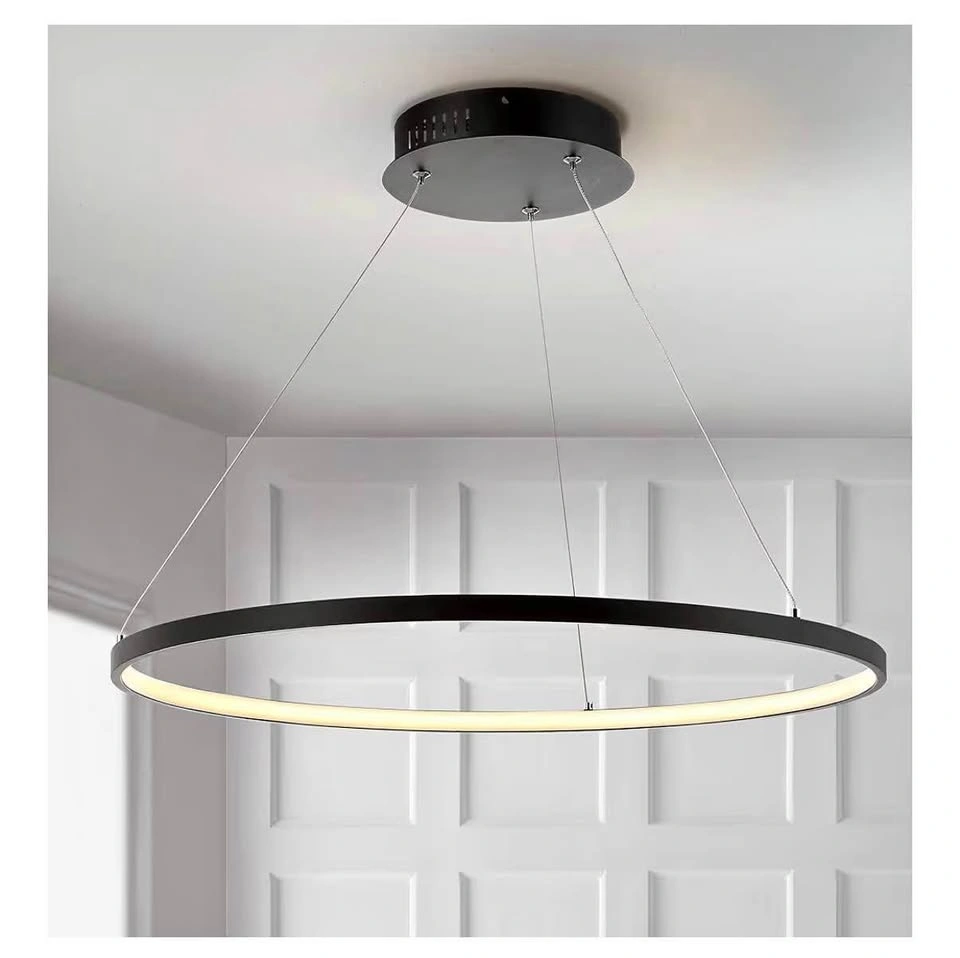 JONATHAN Matte Black Modern Integrated LED Pendant Light