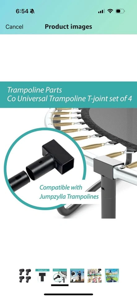 Trampoline T-Joints - Set of 3 - photo 3