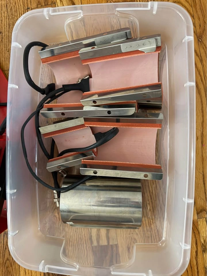 USCutter Mug Heat Press Machine - 6 Attachments - $80 - photo 3