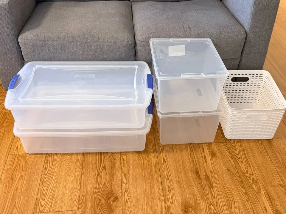 Storage Bin & Basket Bundle (5 Items) - photo 2