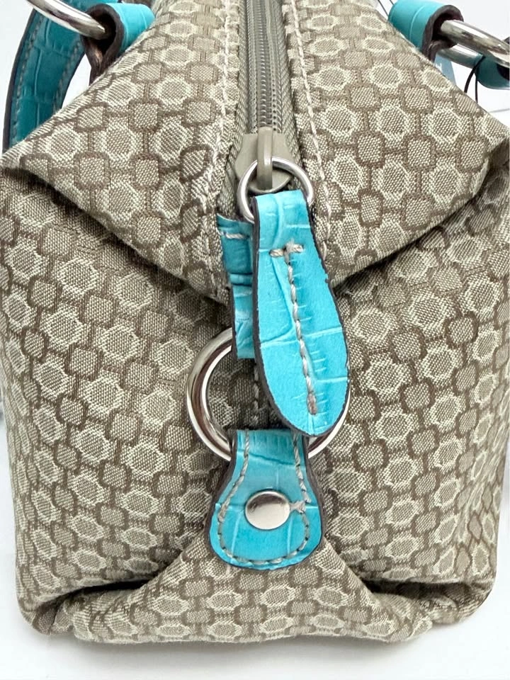 NWT Vintage Mini Barrel Bag Nine West - Turquoise Y2K - photo 5