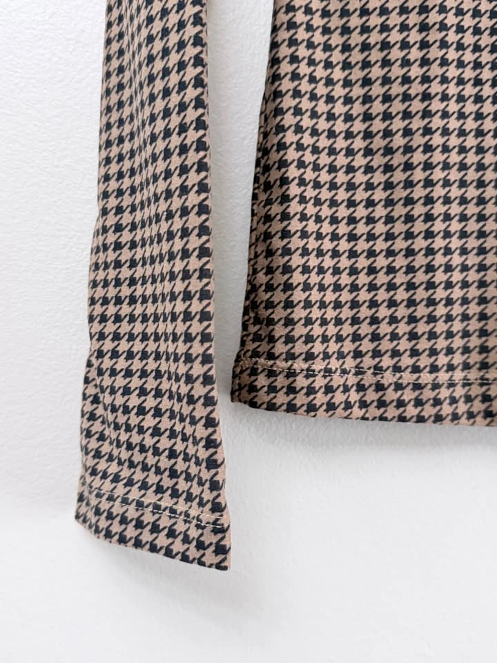 NWT Houndstooth Turtleneck - Size Small - photo 3