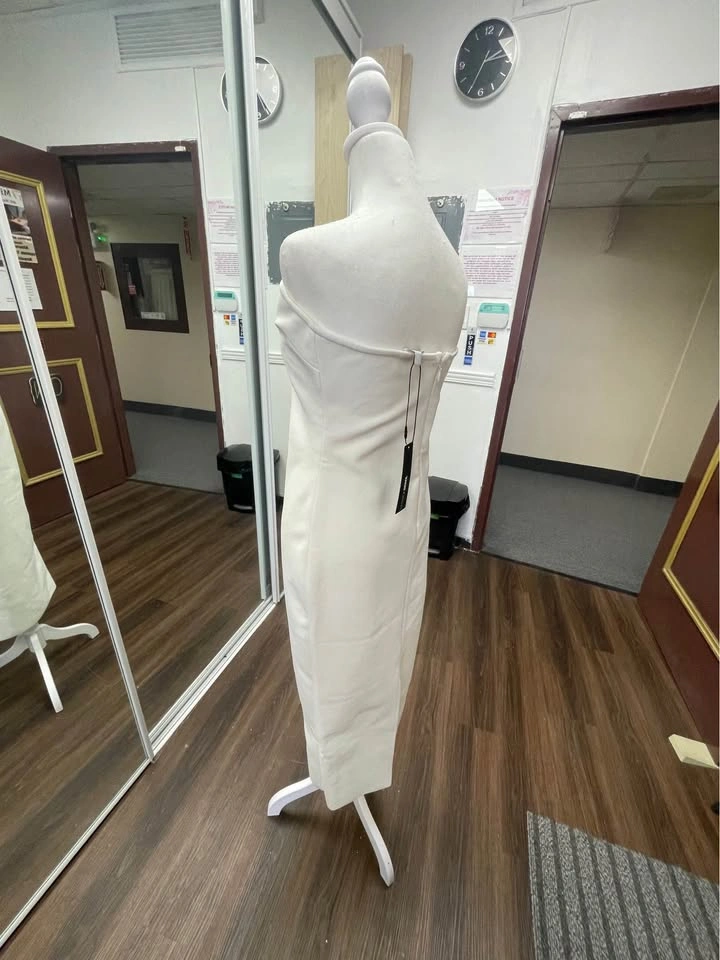 Fashion Nova White Off Shoulder Dress - Large - photo 2