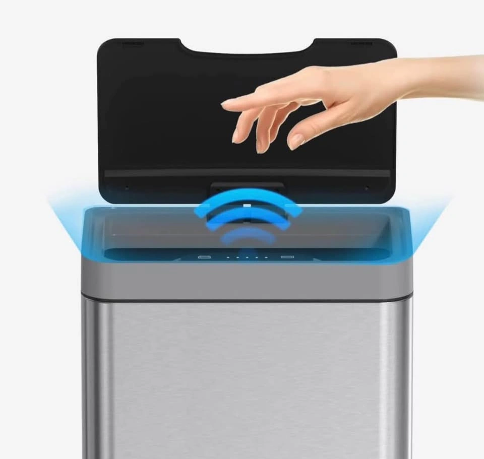 Mbillion 15 Gallon Touchless Trash Can – Motion Sensor - photo 2