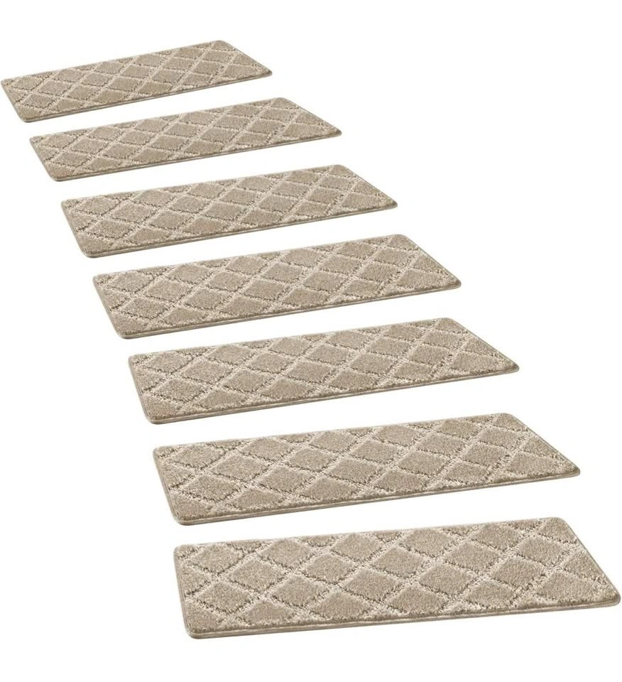BONACA Carpet Stair Treads - 15 Pack, Non-Slip