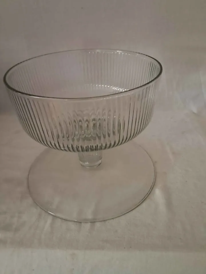 Anchor Hocking Monaco Cake Plate/Punch Bowl Set - photo 2