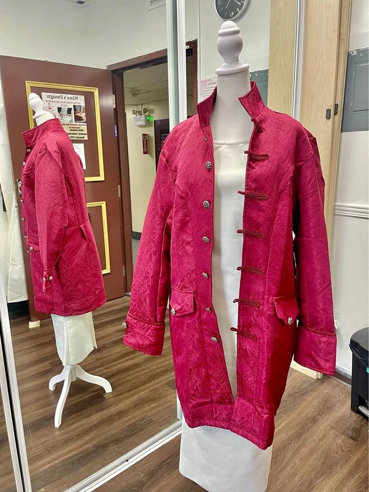 Summer Light Weight Coat - Dark Pink, Medium