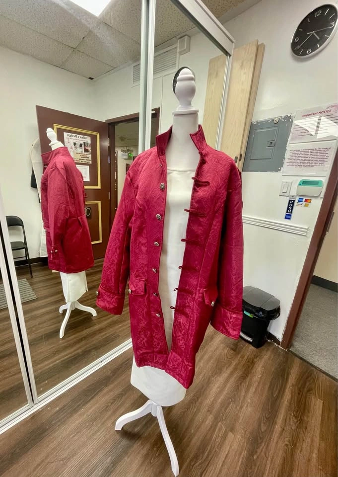 Summer Light Weight Coat - Dark Pink, Medium - photo 2