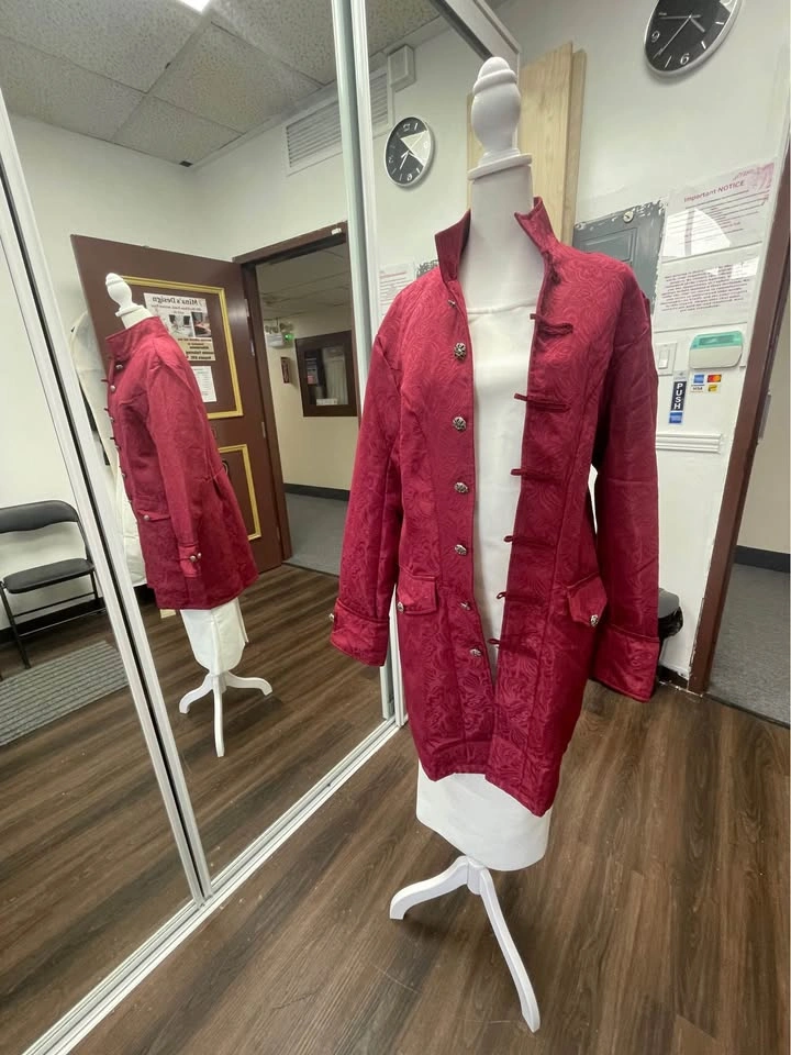 Summer Light Weight Coat - Dark Pink, Medium - photo 5