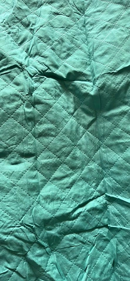 Doubled bed fitted sheet and pillow cover