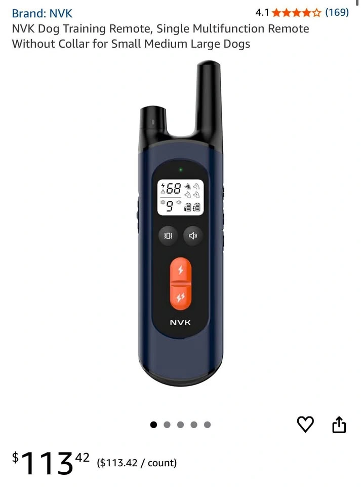 NVK Dog Training Remote - No Collar