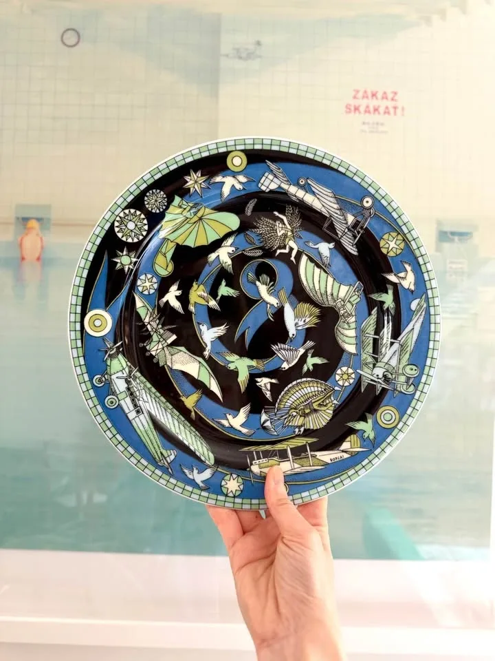 Bopla! Swiss Porcelain Dinner Plates - Rare Surrealist Art Set ( - photo 4
