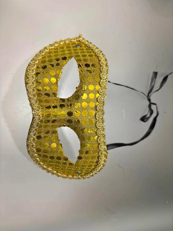 Beautiful Golden Mask for Halloween Costume