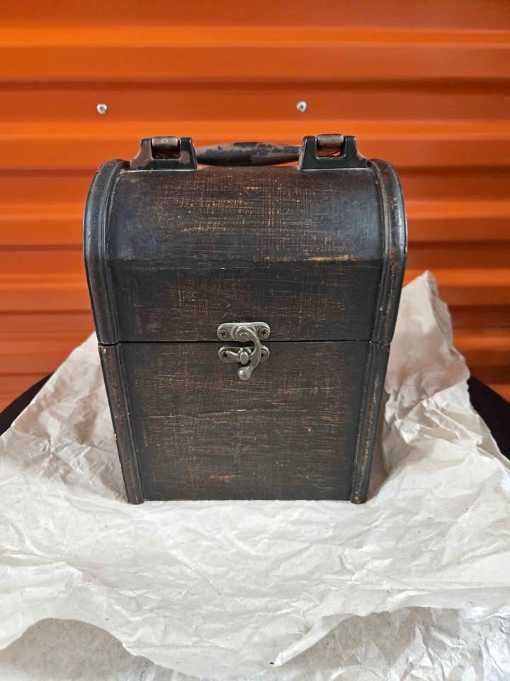 Rustic Wooden Chest w/ Handle