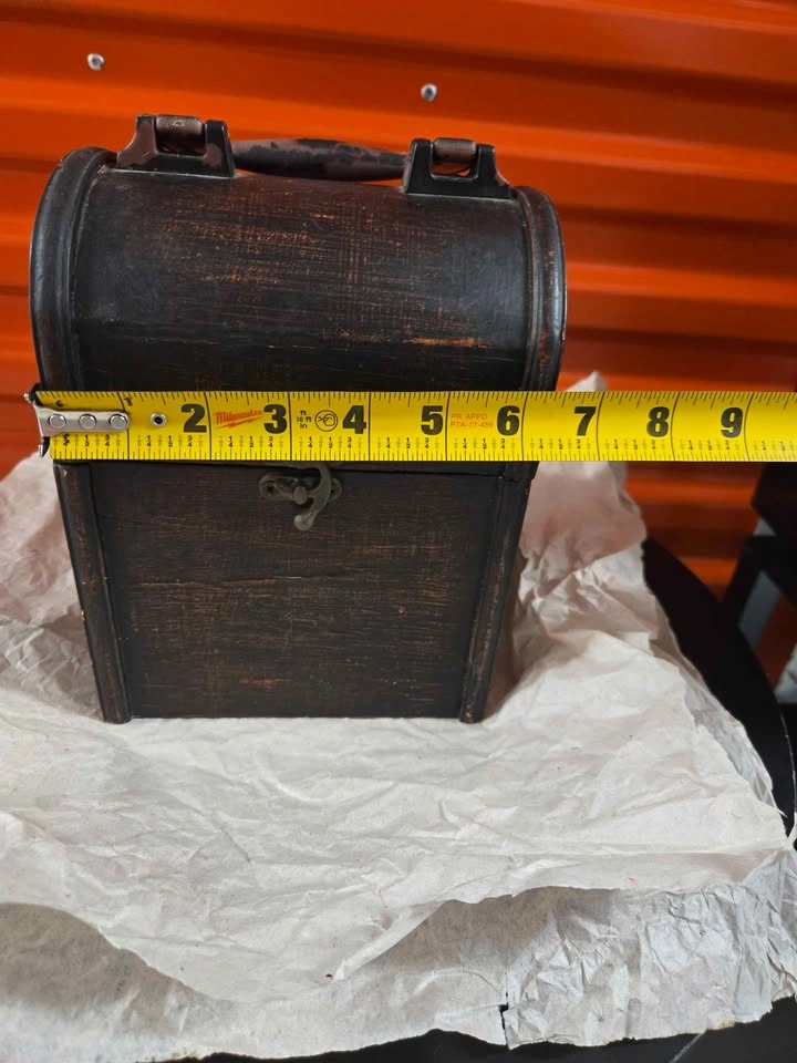 Rustic Wooden Chest w/ Handle - photo 5