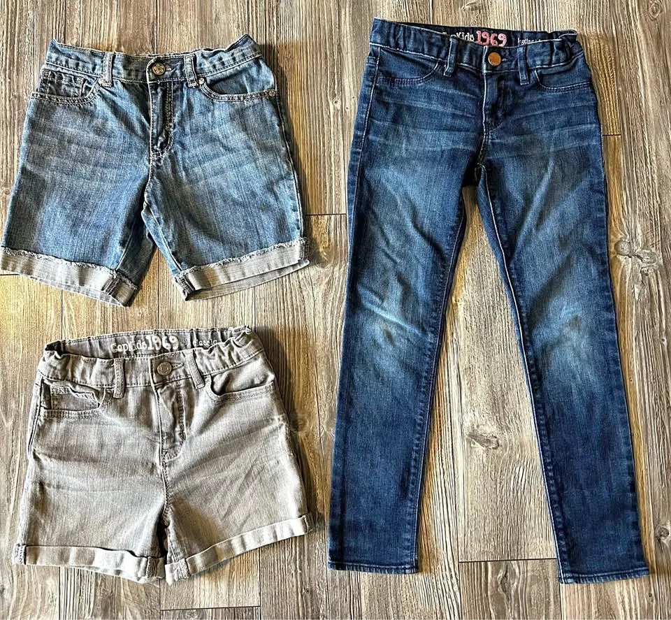 GIRLS SIZE 7/8 DENIM LOT thumbnail