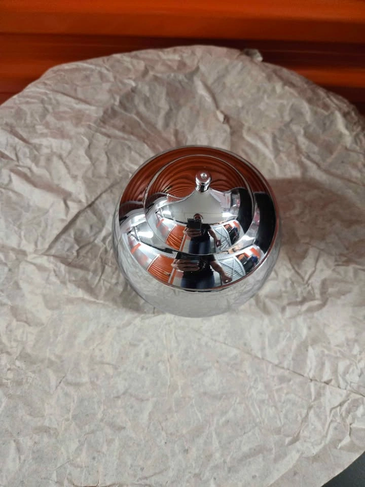 Chrome Lidded Bowl - photo 2