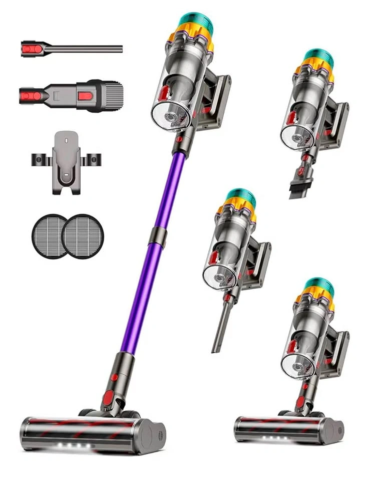 Cordless Vacuum Cleaner - Powerful Suction, 65 Min Runtime