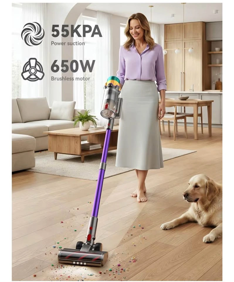 Cordless Vacuum Cleaner - Powerful Suction, 65 Min Runtime - photo 2