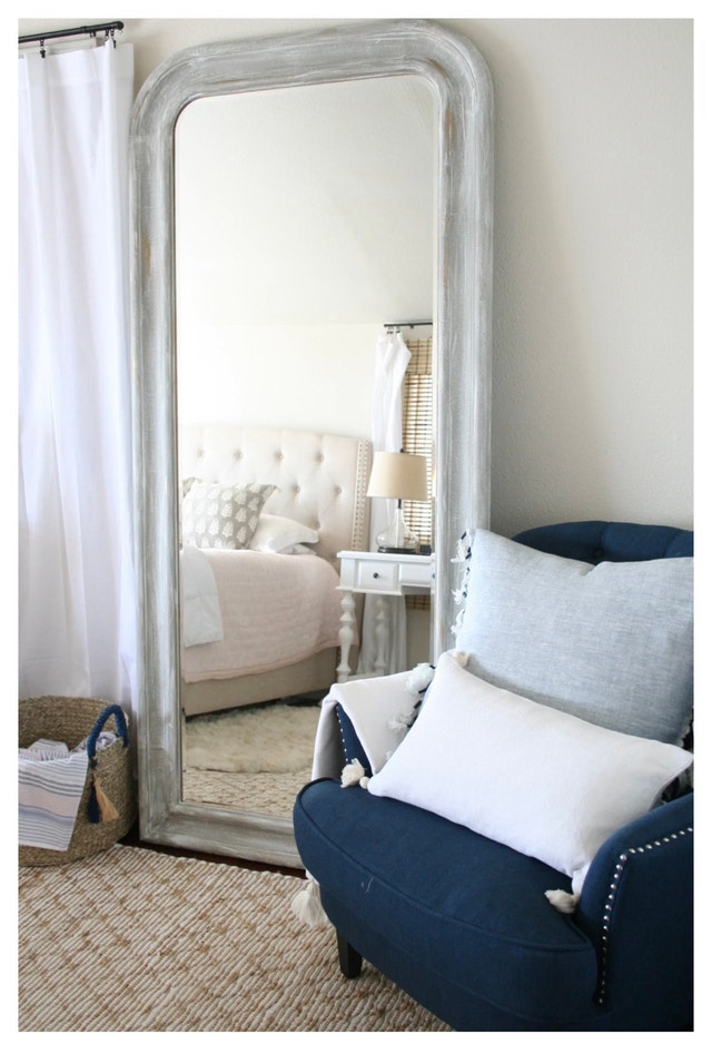 IKEA Songe Mirror - Full Length Silver Frame - photo 2