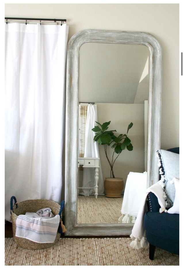 IKEA Songe Mirror - Full Length Silver Frame - photo 3