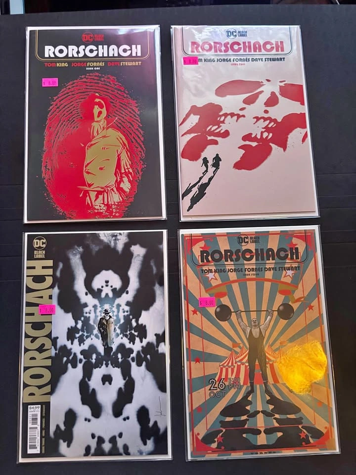 Rorschach #1-12 Complete Run - DC Black Label (Tom King)