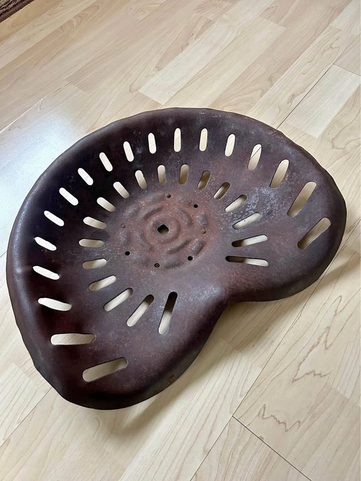 Antique tractor seat
