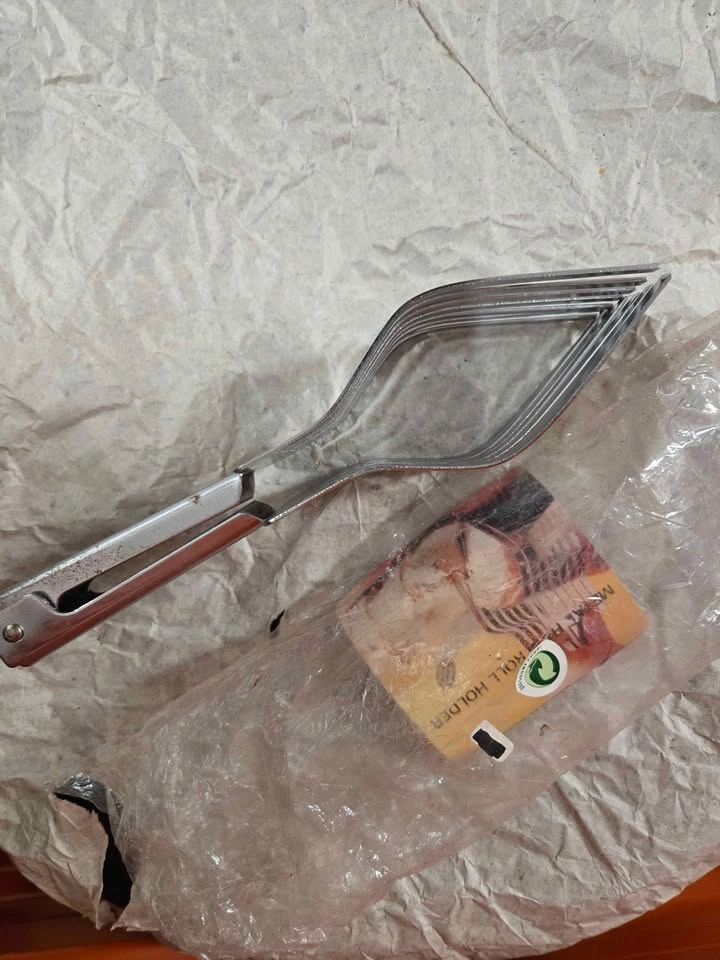 New Metal Ham Roll Holder Kitchen Tool - photo 2
