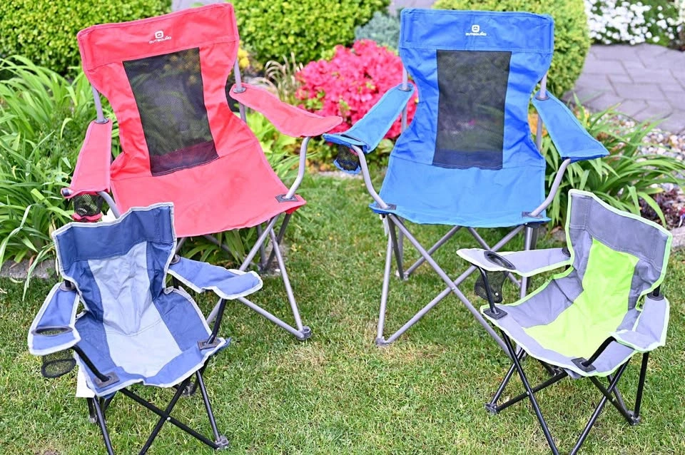 Set of 4 Camping Chairs for the Whole Family