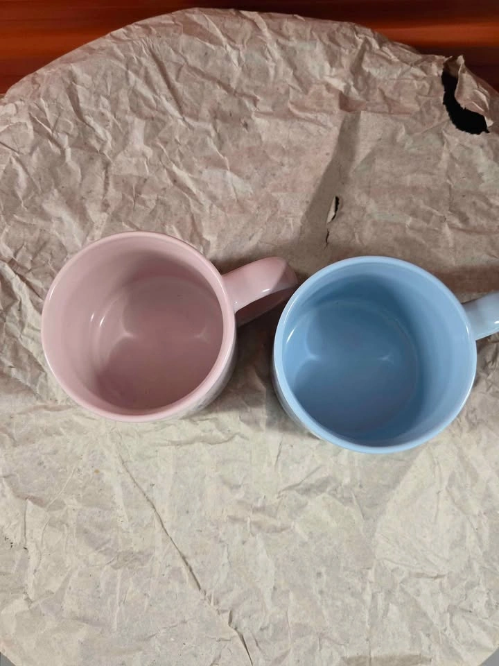 Cute Pink and Blue Mugs Set - photo 2
