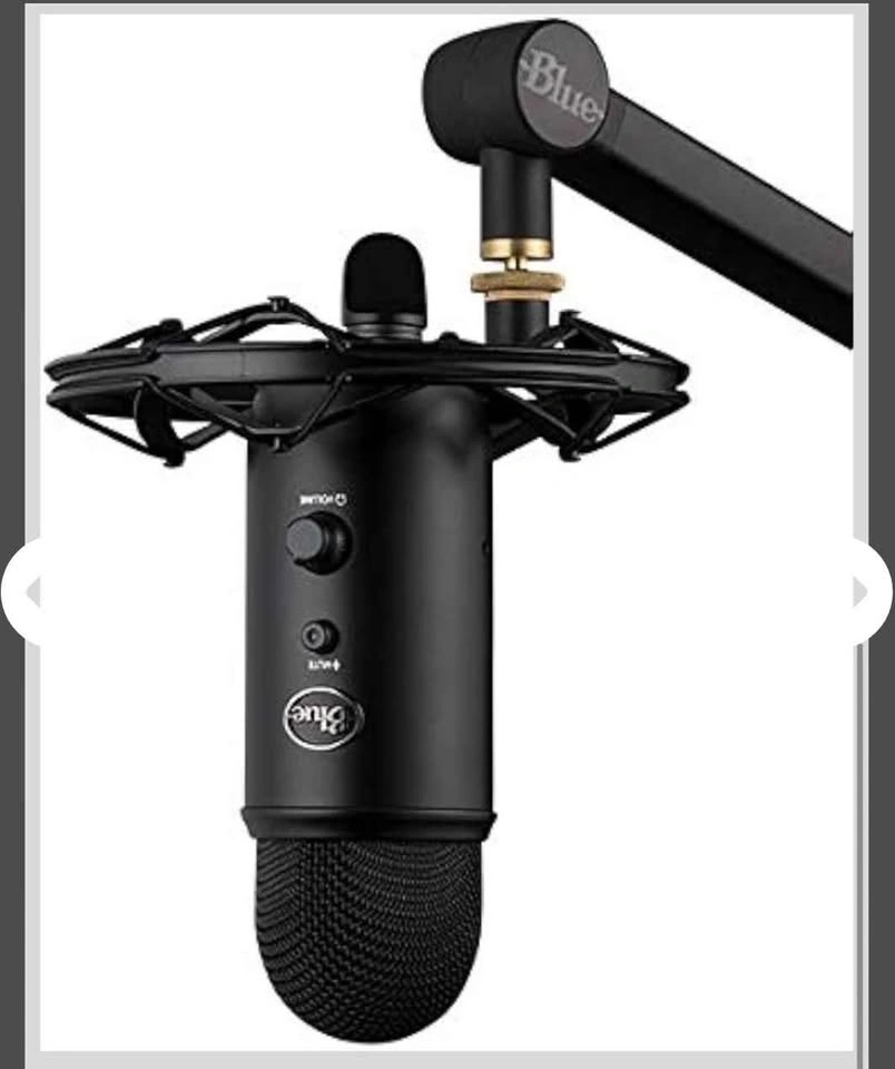 Blue Premium Microphone Boom Arm Black - photo 2