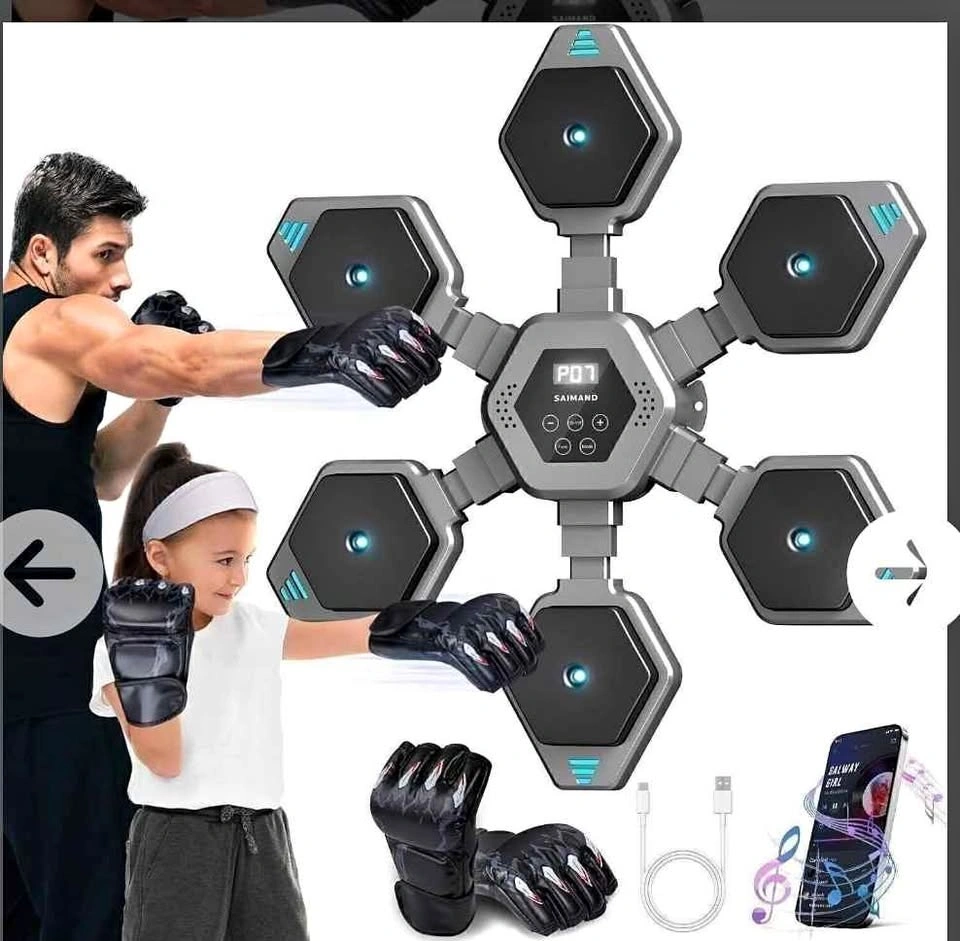 NEW BT Boxing Machine Wall-Mounted w/Gloves