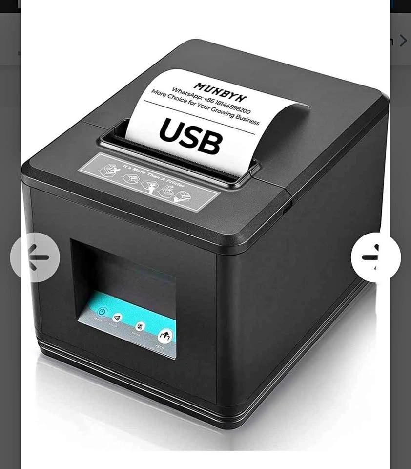 MUNBYN 80mm USB Receipt Printer with Auto Cutter