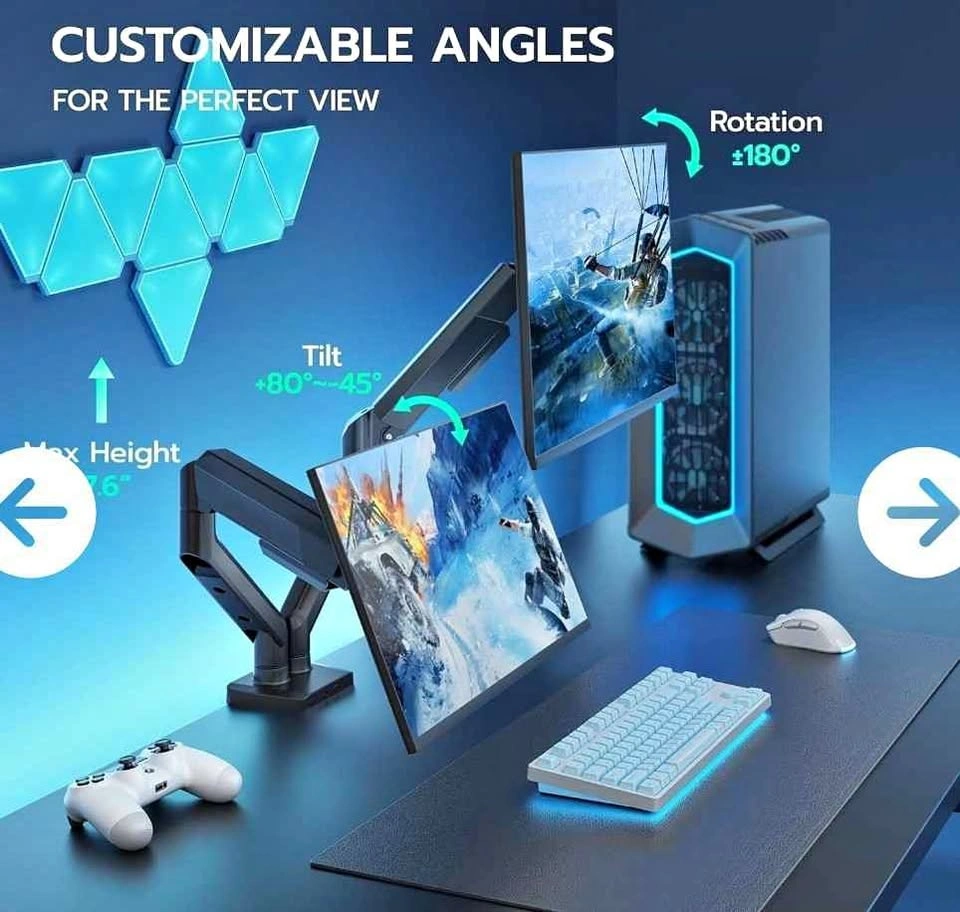 New ARES WING Dual Monitor Mount