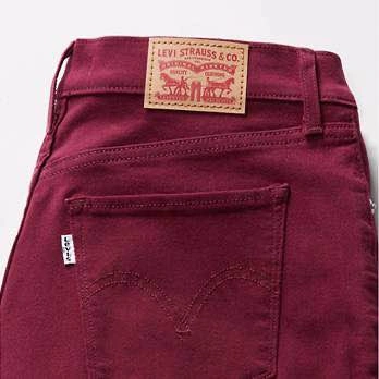 NWT Levi's 720 High-Rise Super Skinny Burgundy Size 28 - photo 3