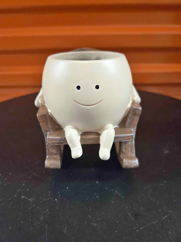 Cute Character Planter Rocking Chair