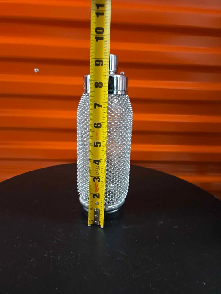 Silver Mesh Cocktail Shaker Barware - photo 2