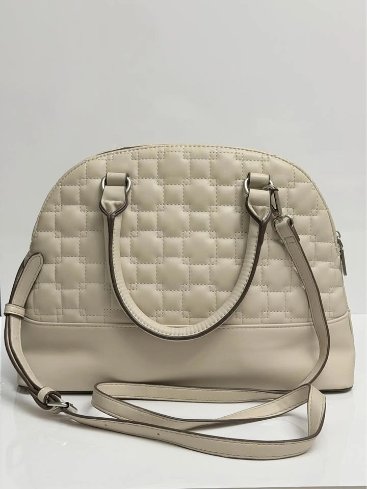 Anne Klein Cream Quilted Purse Satchel & Crossbody - photo 2