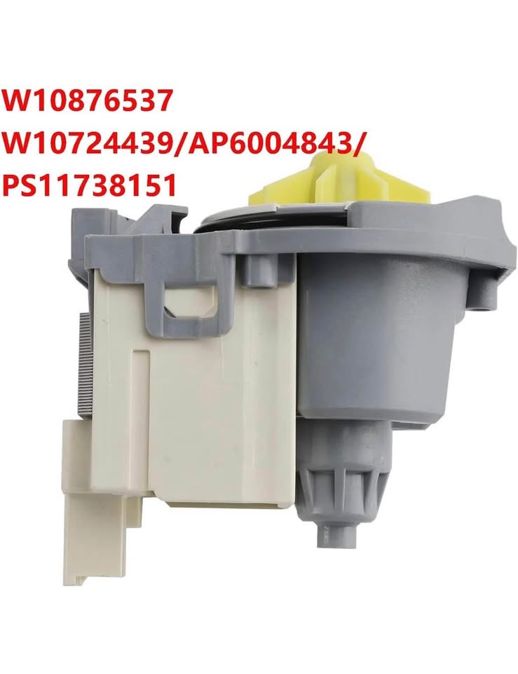 Dishwasher Drain Pump - Whirlpool W10876537 - photo 3