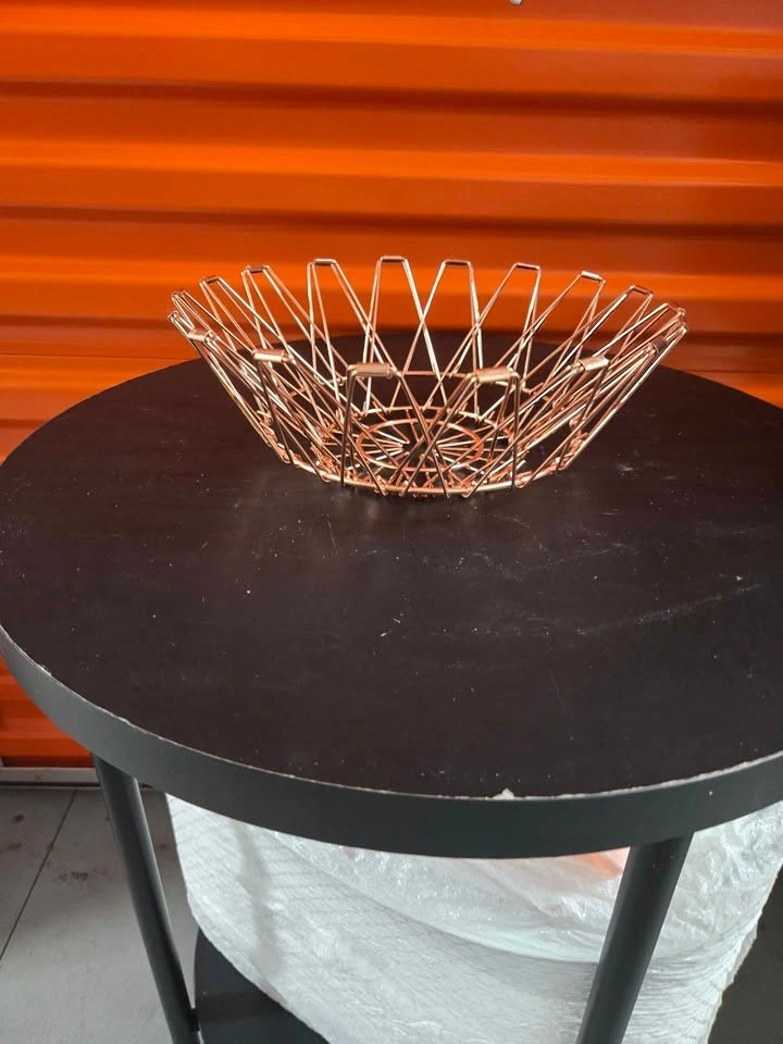 Rose Gold Collapsible Wire Fruit Basket - photo 4