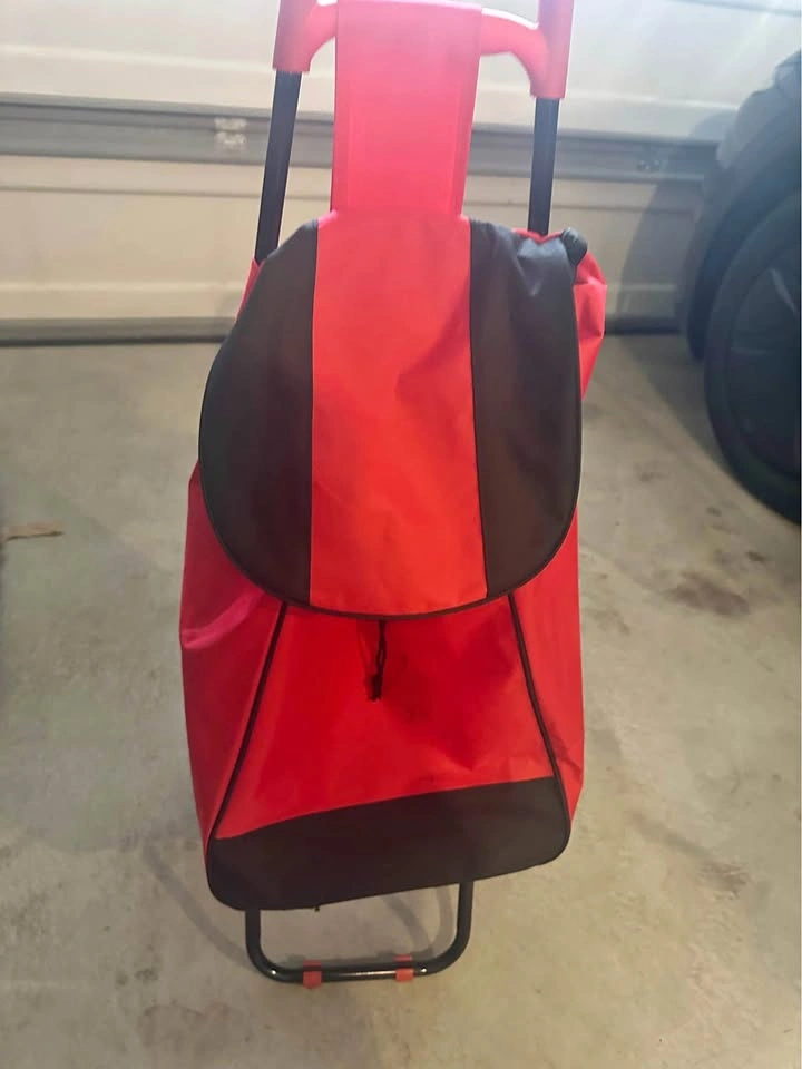 Shopping bag trolley