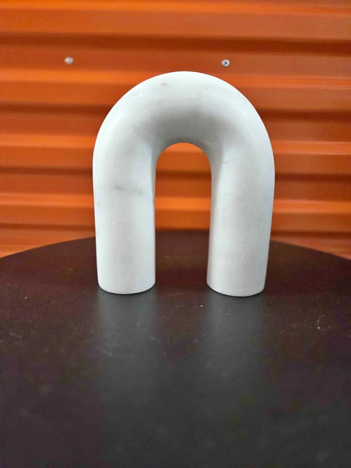 Threshold Studio McGee White Marble Decorative Arch