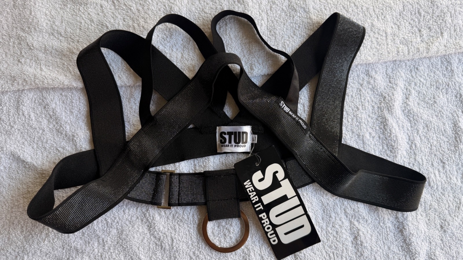 STUD GRAPHITE V-BACK RING HARNESS BLACK - photo 3