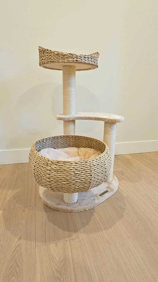 Woven Cat Tree Condo Scratching Post - photo 2