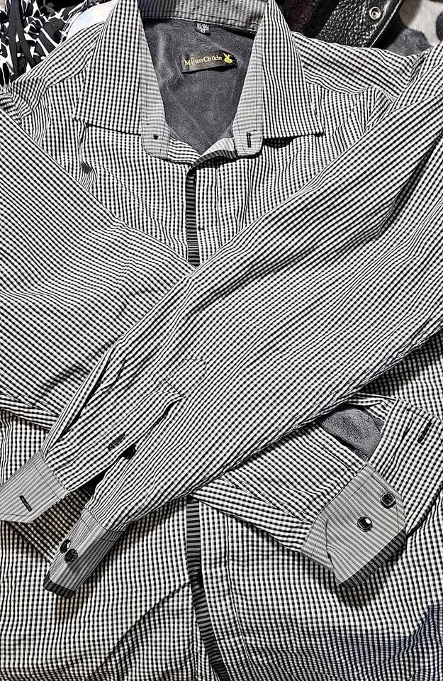 New Milan Childe Insulated Men's Casual Shirt Size 43