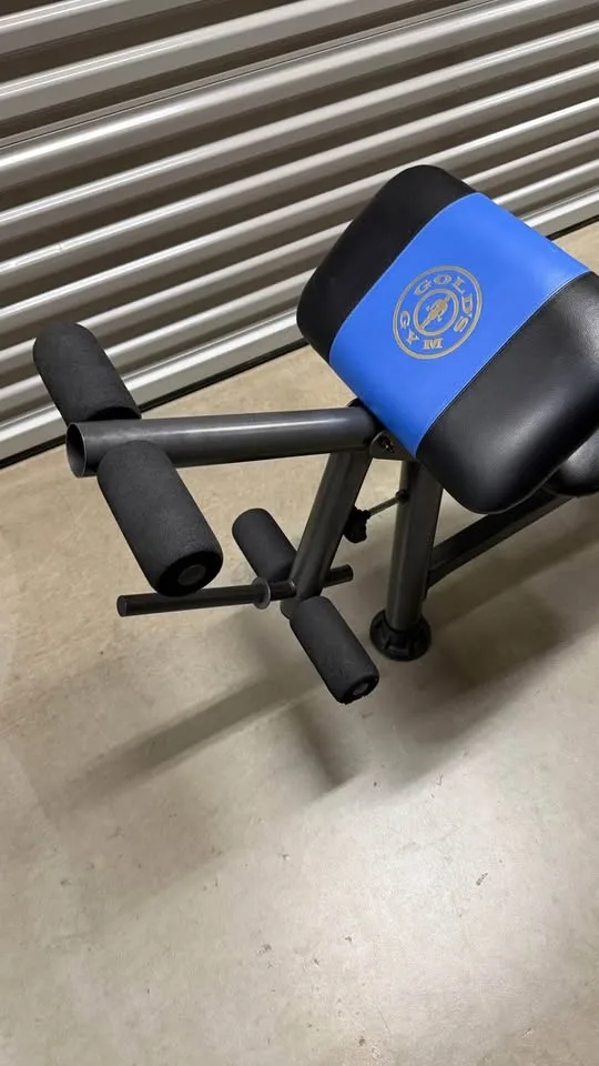 Gold’s Gym Weight Bench With Barbell & Plates - photo 5