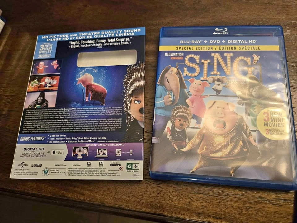 Sing (Blu-Ray/DVD)