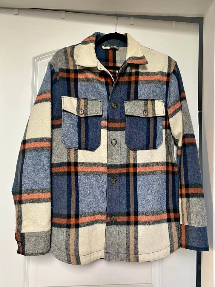 Zara Plaid Sweater Jacket (Unisex) - Men's Small