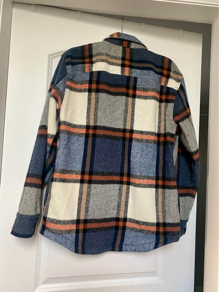 Zara Plaid Sweater Jacket (Unisex) - Men's Small - photo 2