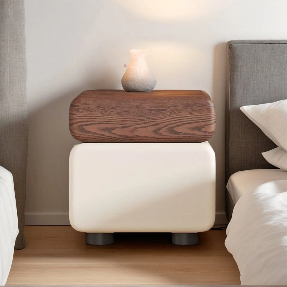 Modern Walnut Nightstand with Tiers - From $128